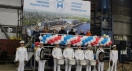 На Невском заводе заложили киль головного  грузопассажирского судна