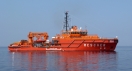 Rescue Vessel «SPASATEL Kavdeykin» vs a rescuer Anatoliy Kavdeykin.