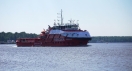 Multipurpose small-draft salvage vessel of MPSV12 project started sea trials.