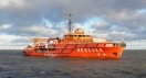 Rescue Vessel «SPASATEL Zaborschikov» vs a rescuer Mikhail Zaborschikov.